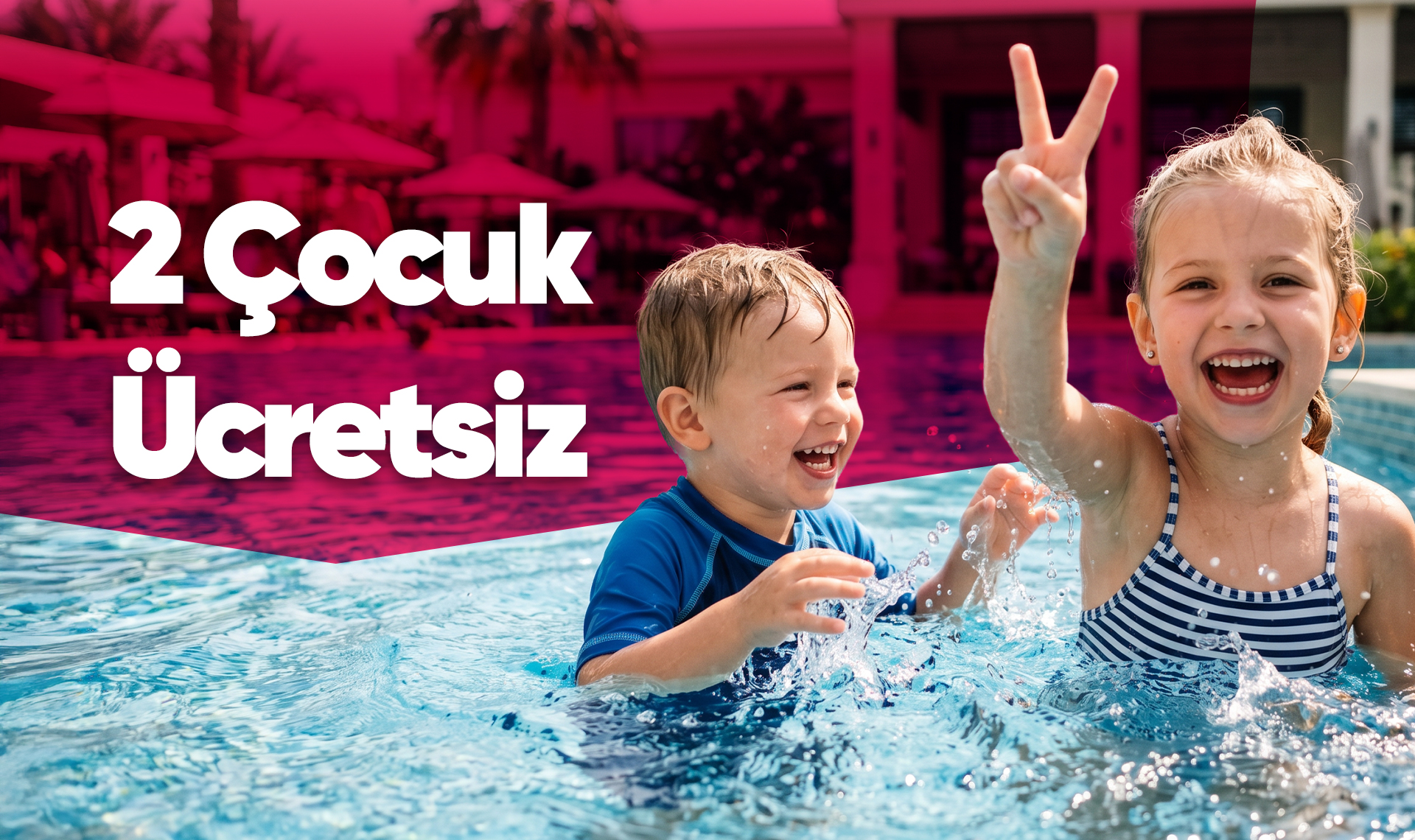 İki çocuk ücretsiz oteller